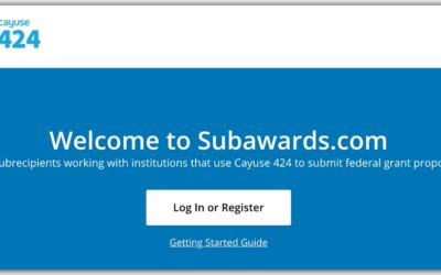 Best Practices for Subrecipient Awards Management