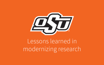 Lessons learned in modernizing research administration at Oklahoma State