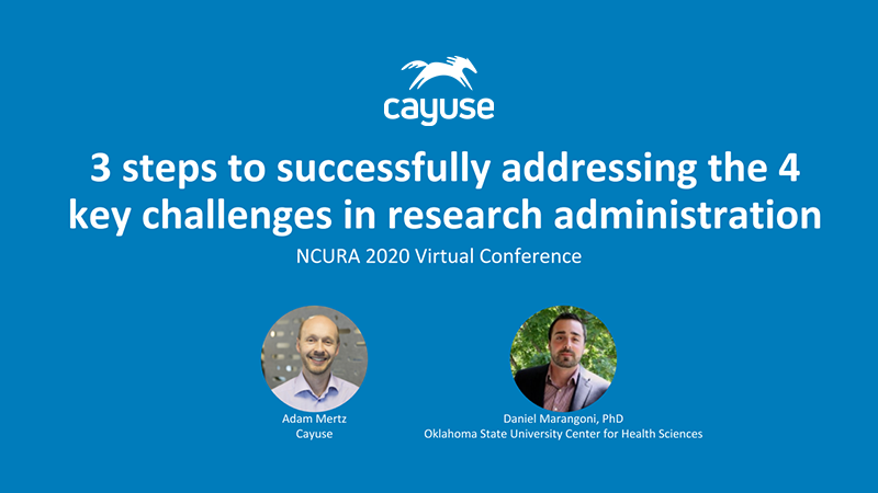 3 steps to successfully addressing the 4 key challenges in research administration