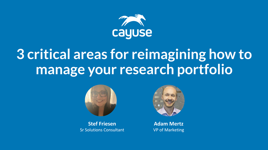 3 critical areas for reimagining how to manage your research portfolio