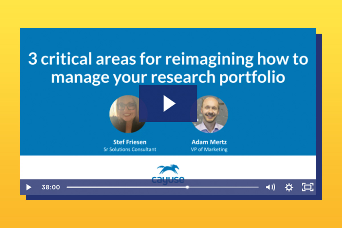 Reimagining how to manage your research portfolio