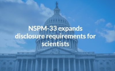 Disclosure Requirements for Us Scientists–Vital Security or Onerous Admin?