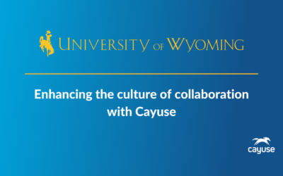 The University of Wyoming enhances its culture of collaboration with Cayuse