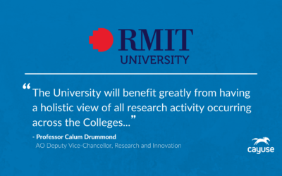 Cayuse and RMIT University Partner to Deliver an Exceptional Research Administration Experience