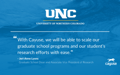 University of Northern Colorado Partners with Global Leader Cayuse to Gain Greater Insight into Graduate Students and Programs to Advance Excellence