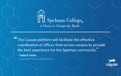 Spelman College Expands and Amplifies Efforts with Proven Research Administration Solutions from Cayuse