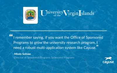 University of the Virgin Islands Will Boost Research Efficiency and Growth with Centralized Cayuse Research Suite