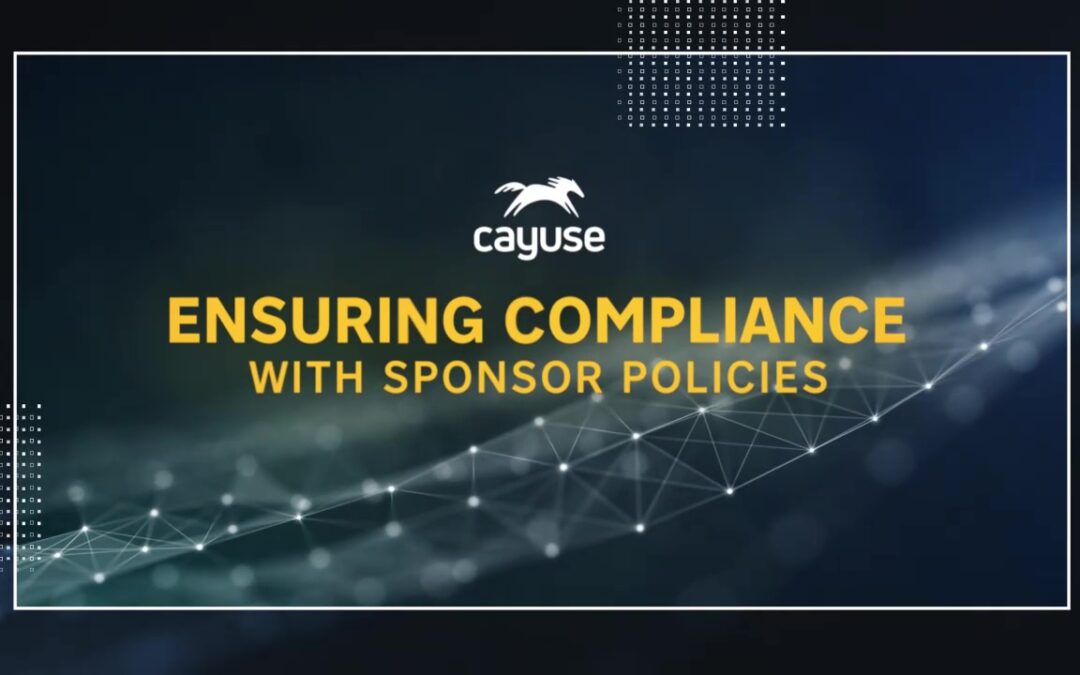 Ensuring Compliance with Sponsor Policies