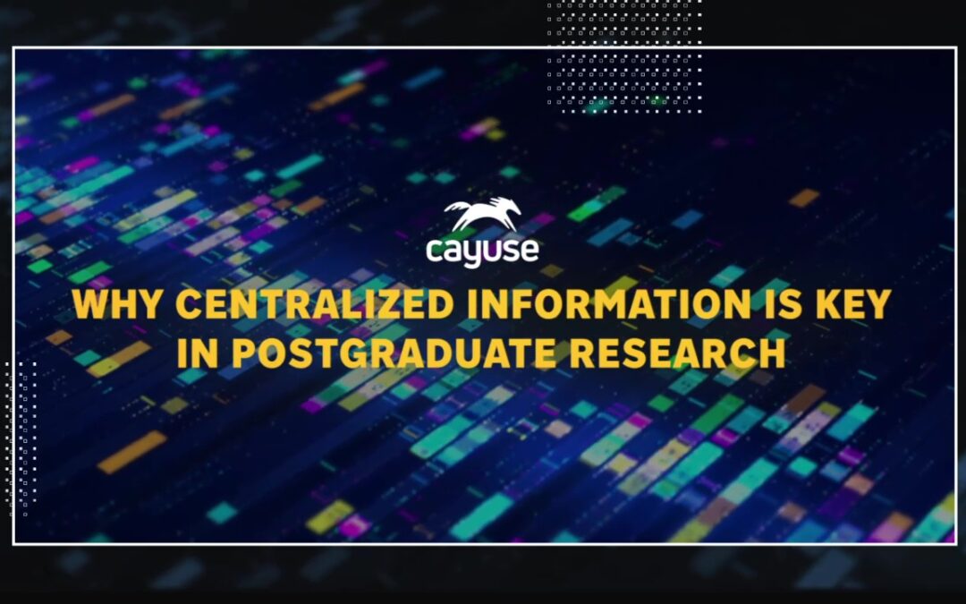 Why Centralized Information Is Key in Postgraduate Research