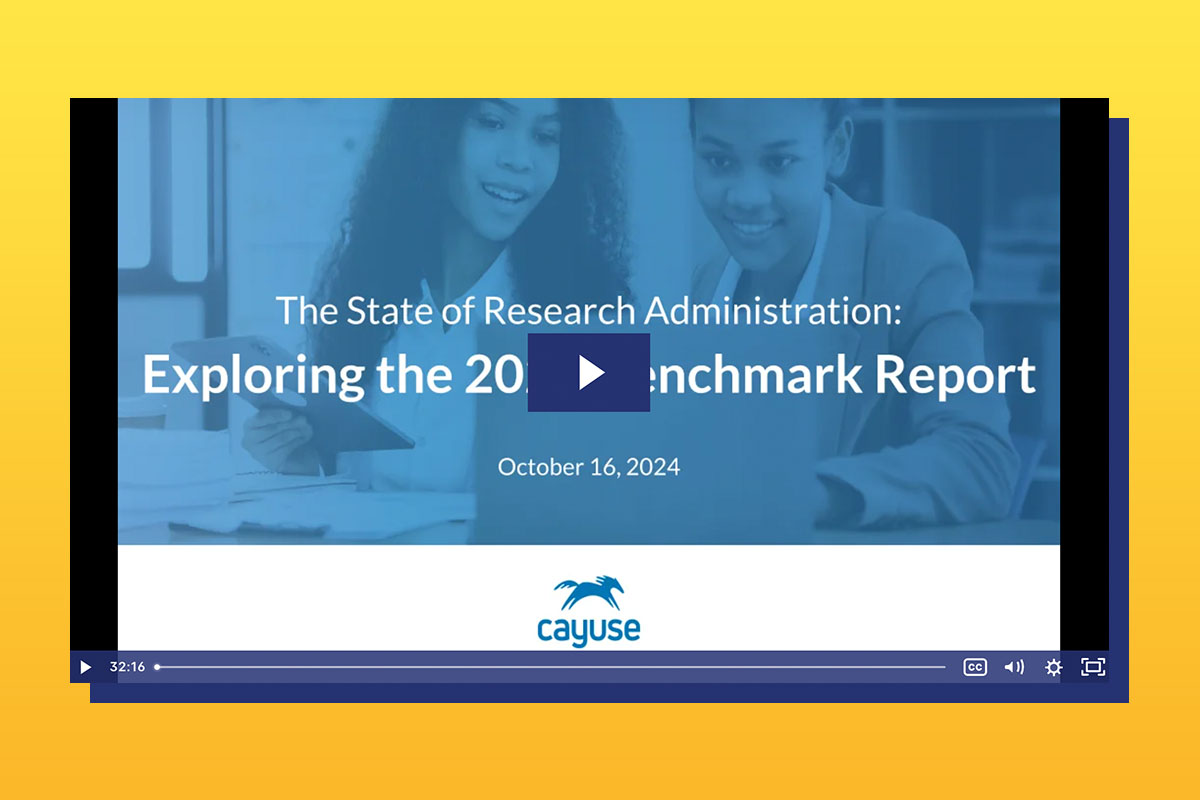 2022 State of Research Administration Benchmark Report